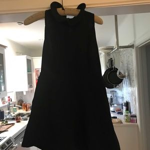 Ruffle Neck Romper - Black (Large)